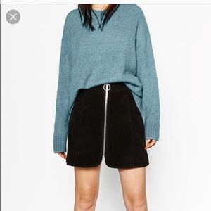 Zara leather skirt